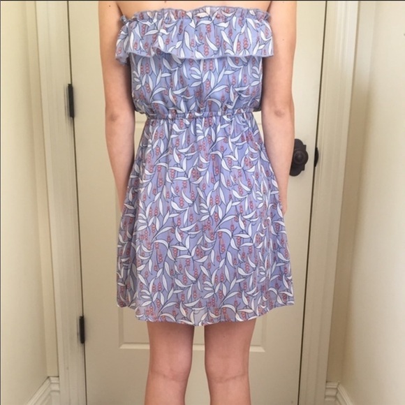 Floral Strapless Dress - Picture 2 of 2